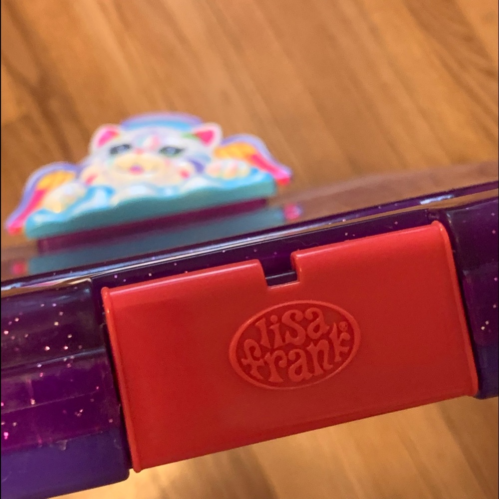 Lisa Frank / Angel Cat Clip Board / Project Storage Case - Picture 5 of 8